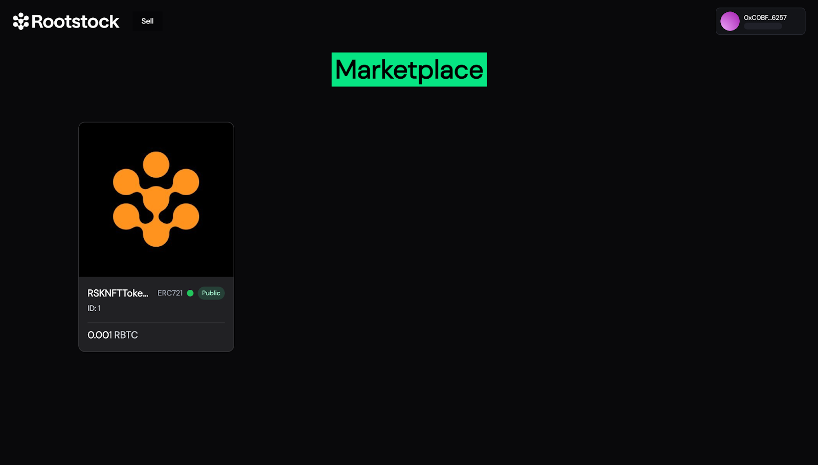 Thirdweb - Create Direct Listing